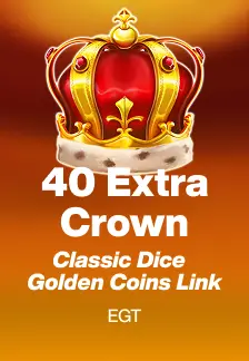 40 Extra Crown Classic Dice Golden Coins Link